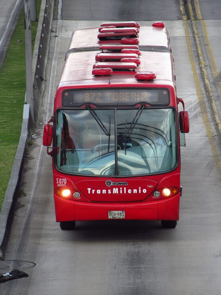 En bus, Bogotá