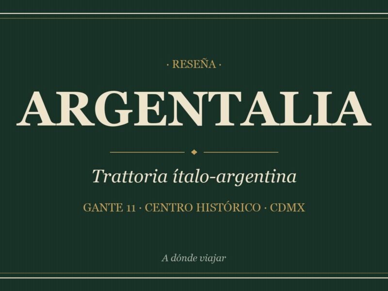 Argentalia (Centro Histórico): reseña del ítalo-argentino de Gante